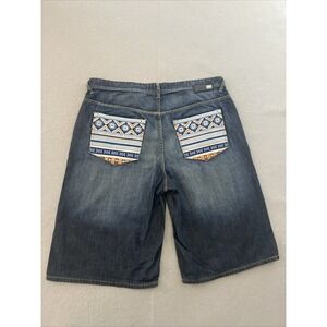 Ecko Unltd Shorts Men's 40 Baggy Fit Denim Skater Grunge Embroidered  Pocket